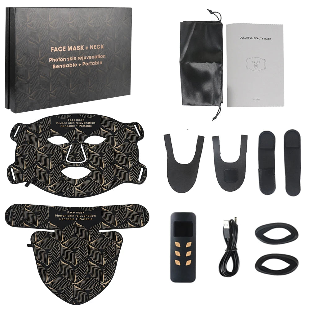 Premium LED Face Mask Full Pack