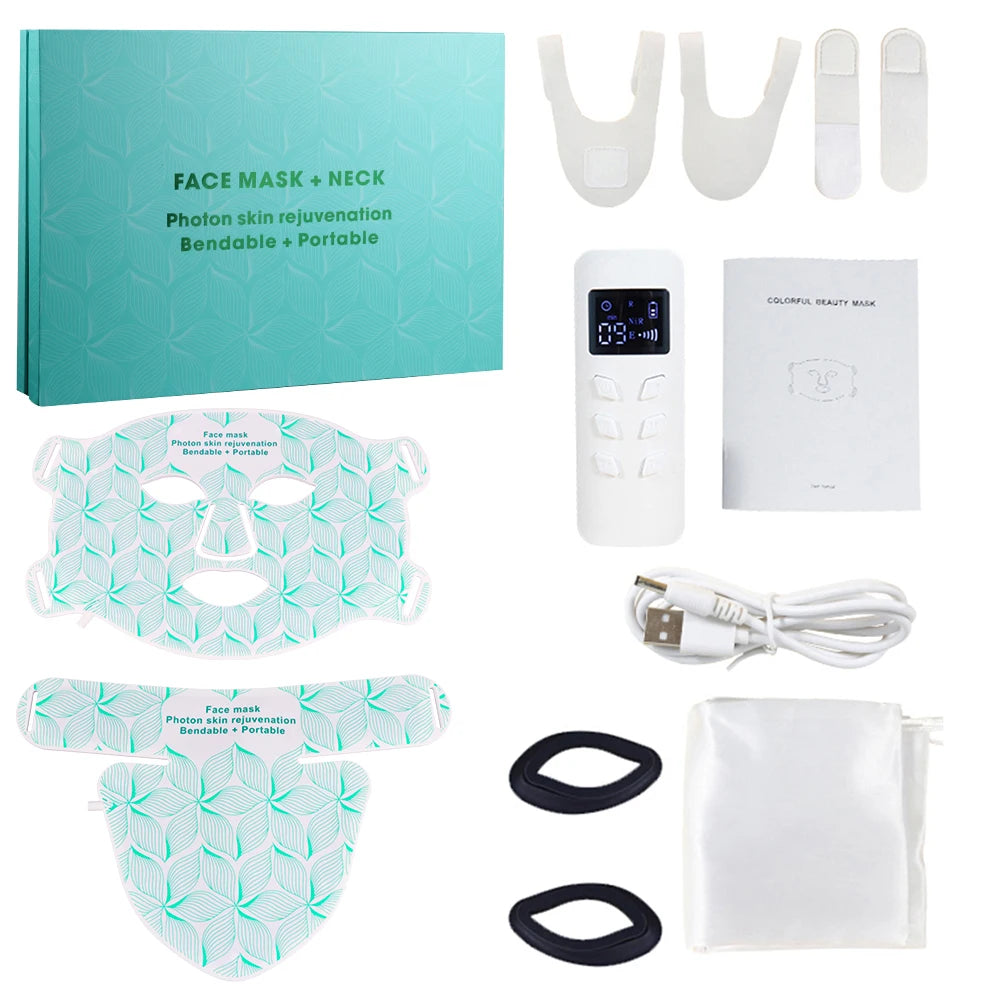 Premium LED Face Mask Full Pack
